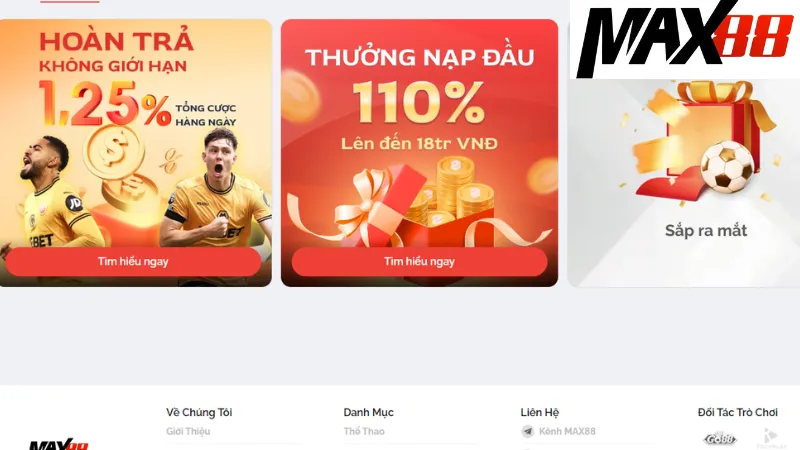 Khuyến Mãi Max88 - Khám Phá Những Khuyến Mãi Hấp Dẫn Nhất 2 Khuyến mãi chào mừng hấp dẫn của max88